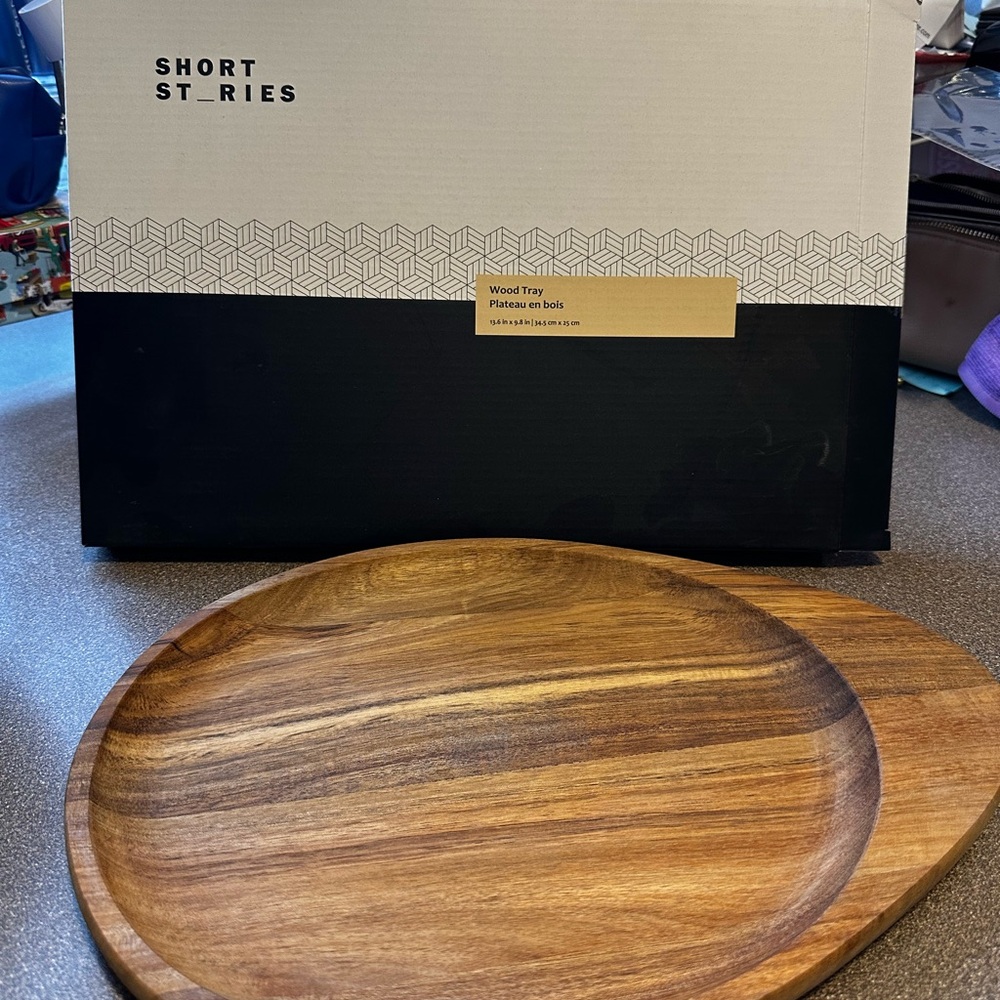 Wooden Tray - Brown